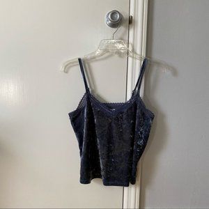 Velvet tank top